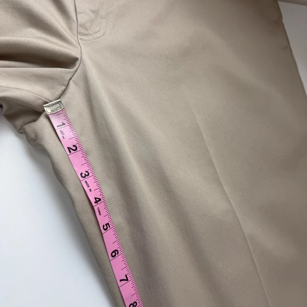 LL Bean Wrinkle Free Dress Chino Pants 36 x 32.5 Beige Khaki 262551 Classic NWT